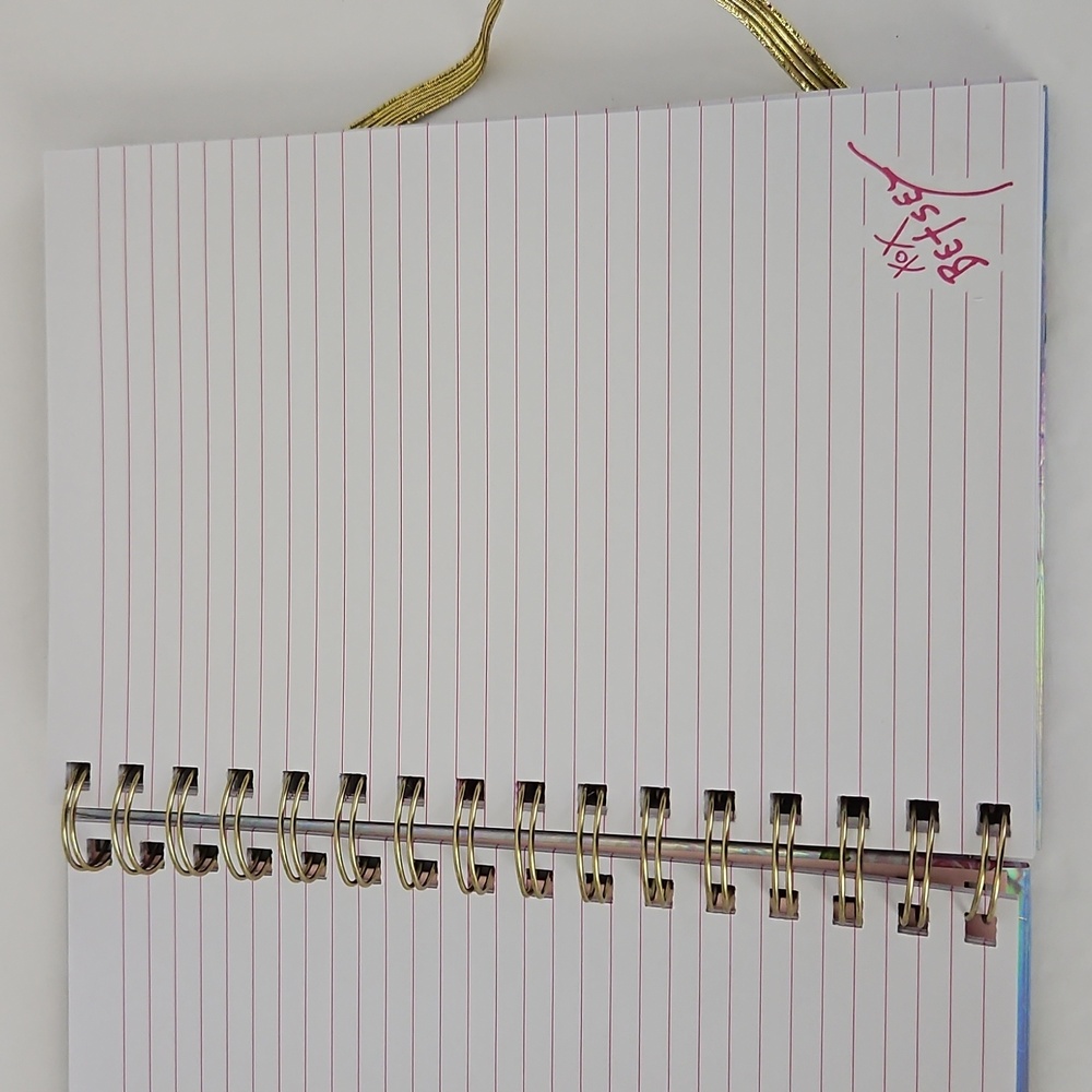 Betsey Johnson NWT Lined Notebook - Picture 5 of 5